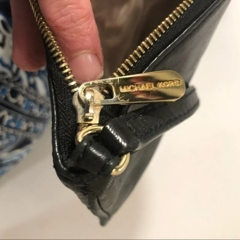 Michael kors leather studded mini bag wristlet
